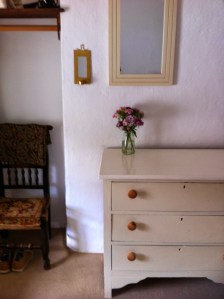 My room when I'd just arrived and it was still tidy!